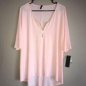 Sheer Pink Blouse